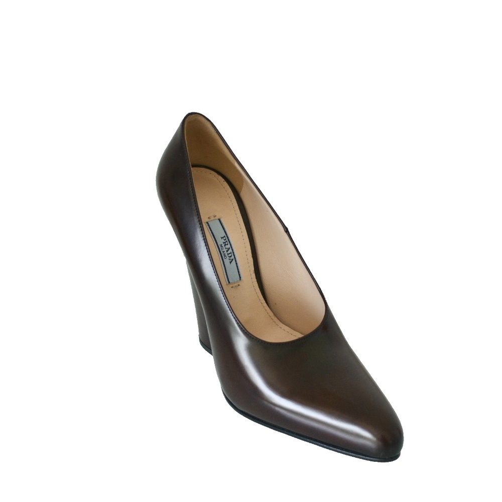 NIB LEATHER PRADA PUMPS SHOES - Picture 5 of 6